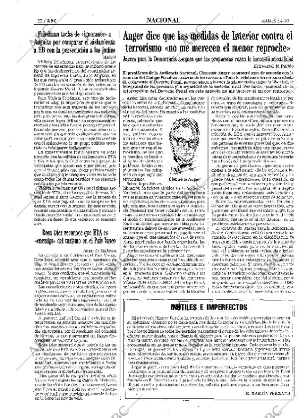 ABC MADRID 05-08-1997 página 22