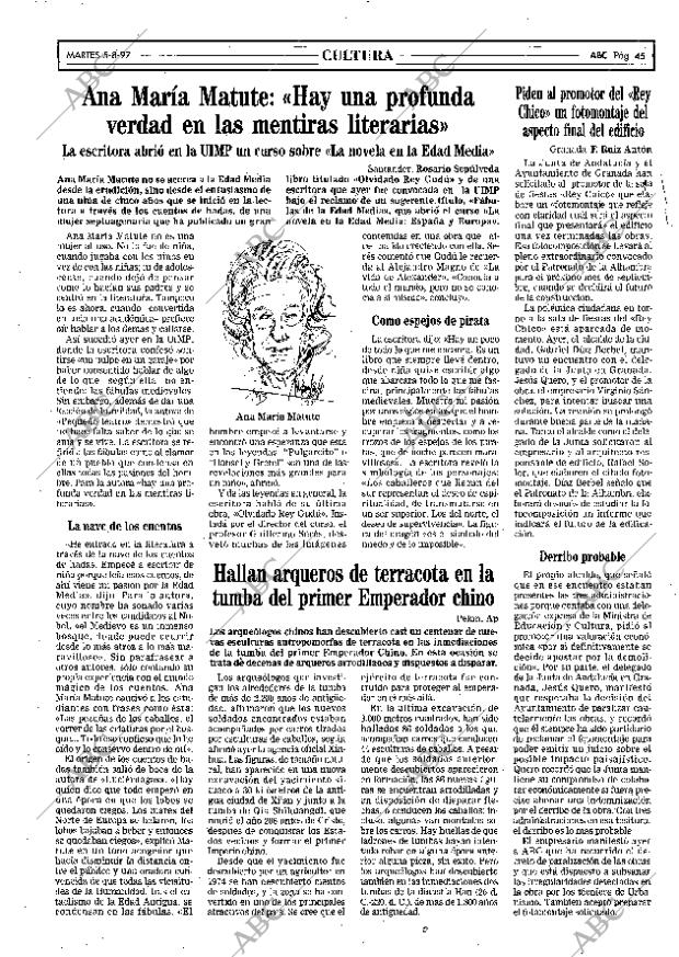ABC MADRID 05-08-1997 página 45