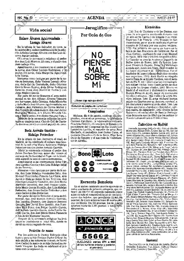 ABC MADRID 05-08-1997 página 50