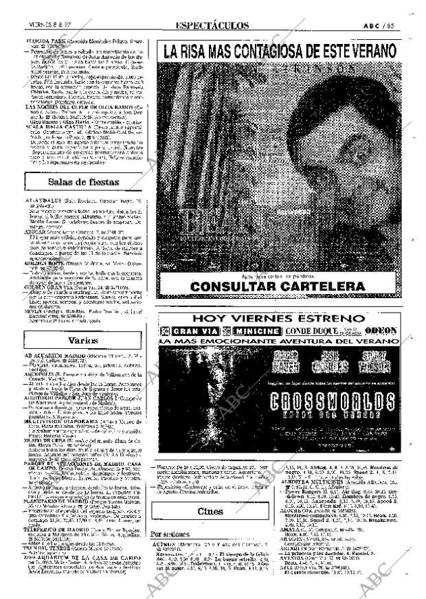 ABC MADRID 08-08-1997 página 85