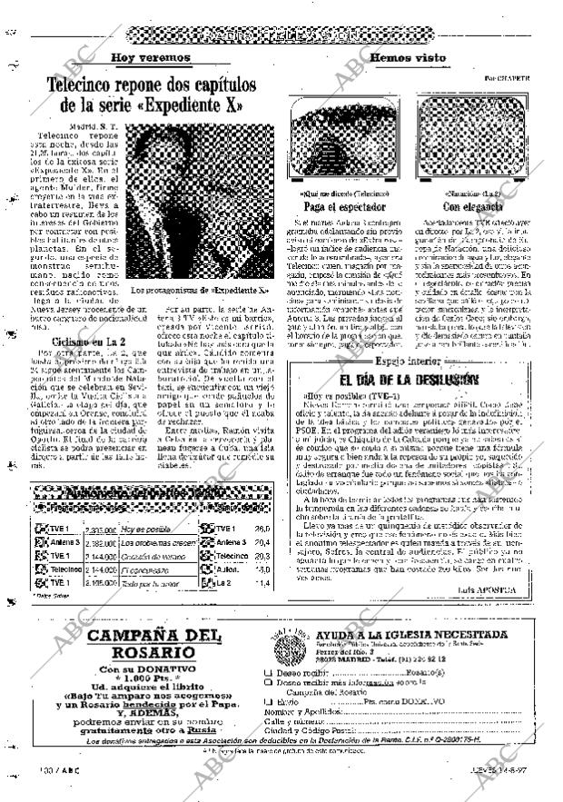 ABC MADRID 14-08-1997 página 100