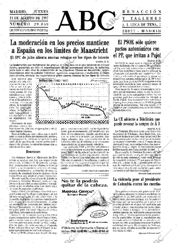 ABC MADRID 14-08-1997 página 13
