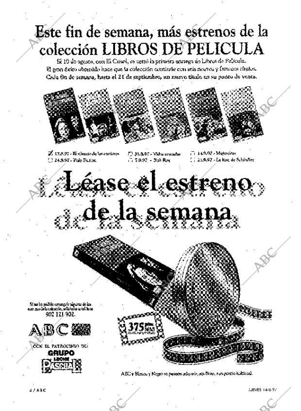 ABC MADRID 14-08-1997 página 4