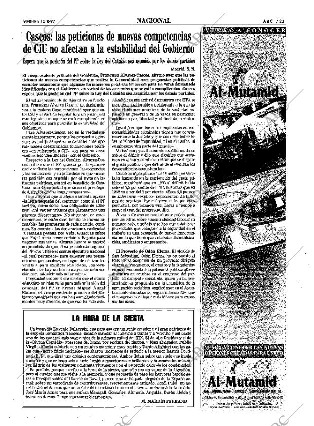 ABC SEVILLA 15-08-1997 página 23