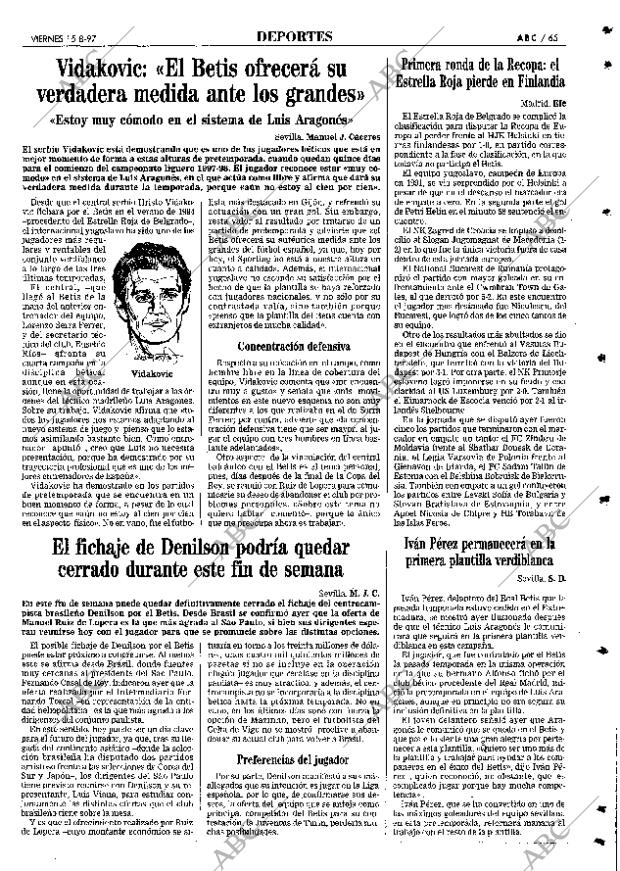 ABC SEVILLA 15-08-1997 página 65