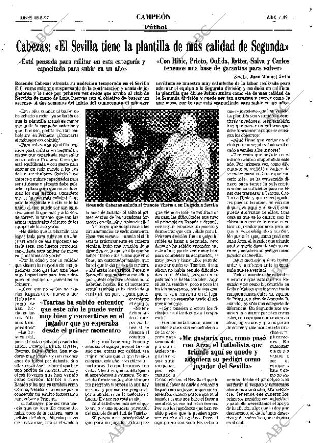 ABC SEVILLA 18-08-1997 página 49