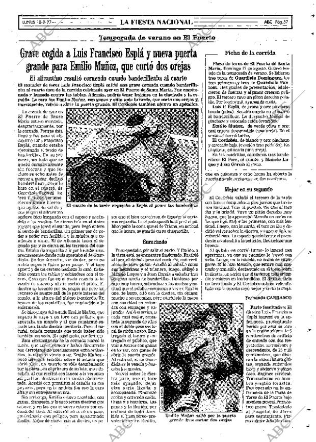 ABC SEVILLA 18-08-1997 página 57