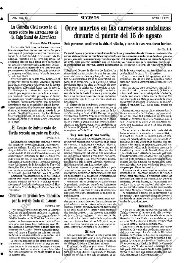 ABC SEVILLA 18-08-1997 página 66