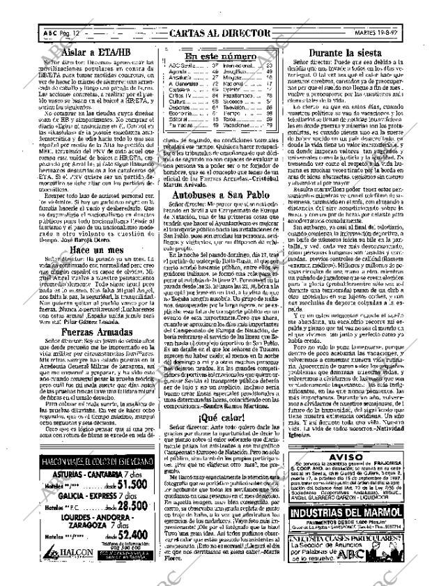 ABC SEVILLA 19-08-1997 página 12