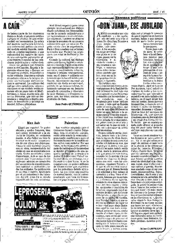 ABC SEVILLA 19-08-1997 página 15