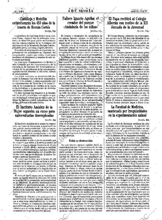 ABC SEVILLA 19-08-1997 página 42