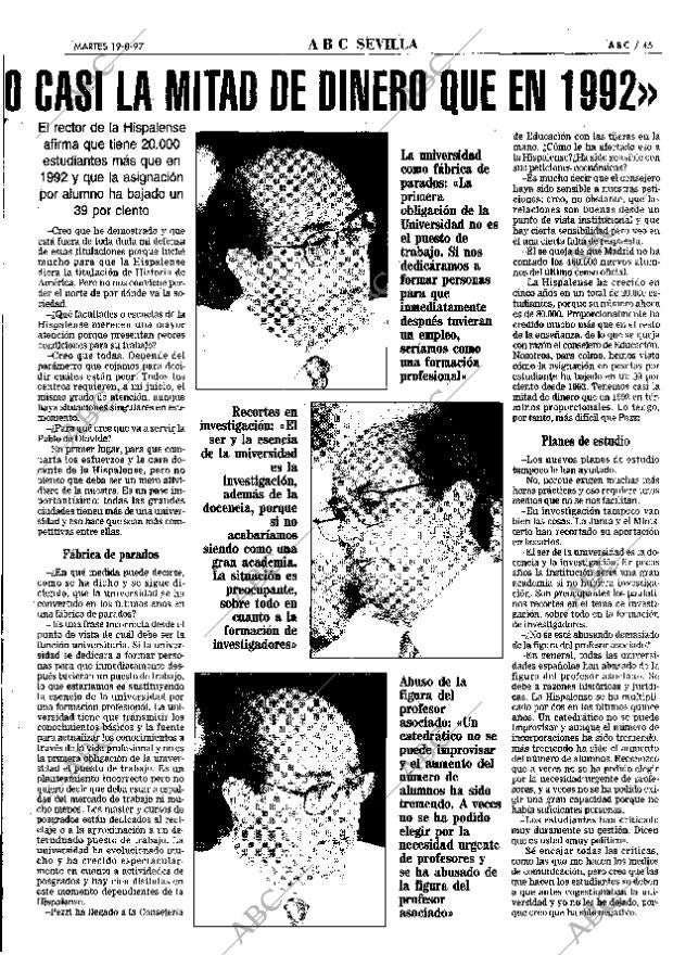 ABC SEVILLA 19-08-1997 página 45