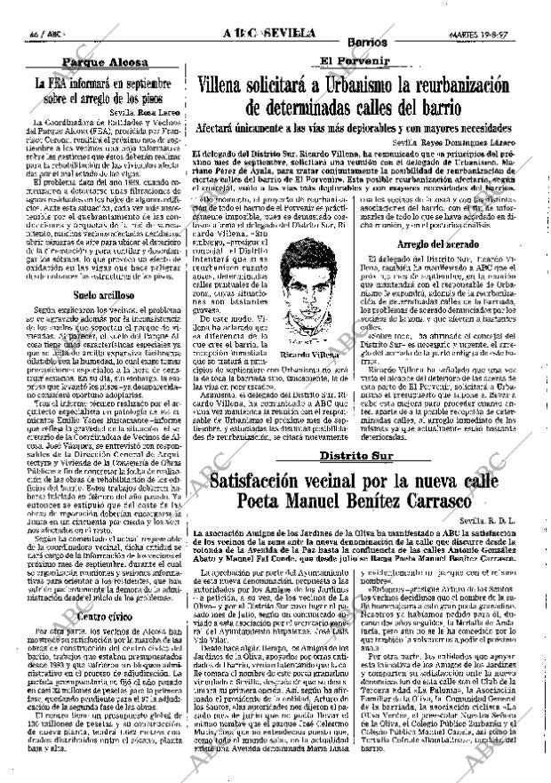 ABC SEVILLA 19-08-1997 página 46