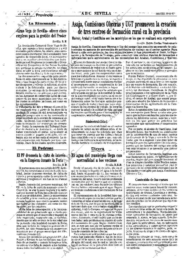 ABC SEVILLA 19-08-1997 página 48