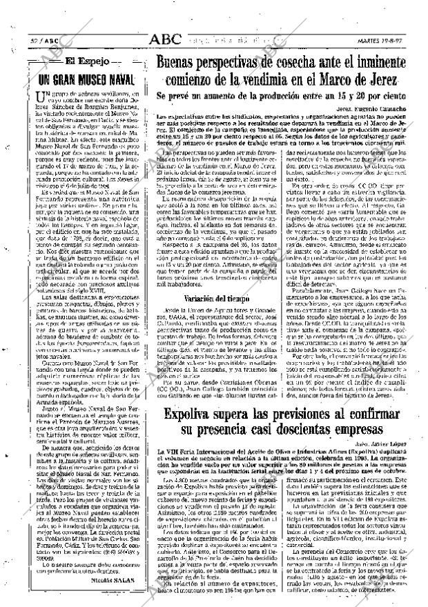 ABC SEVILLA 19-08-1997 página 52