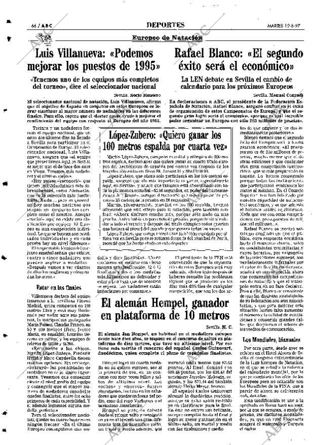 ABC SEVILLA 19-08-1997 página 66