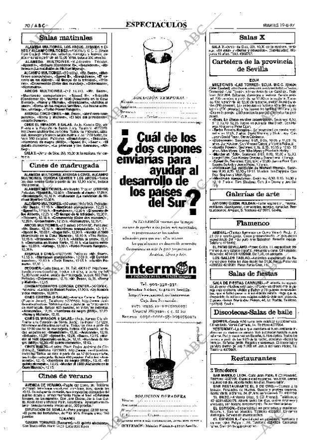 ABC SEVILLA 19-08-1997 página 70