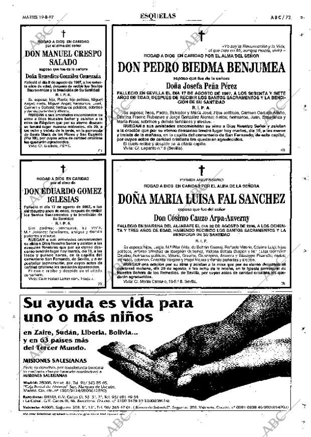 ABC SEVILLA 19-08-1997 página 73