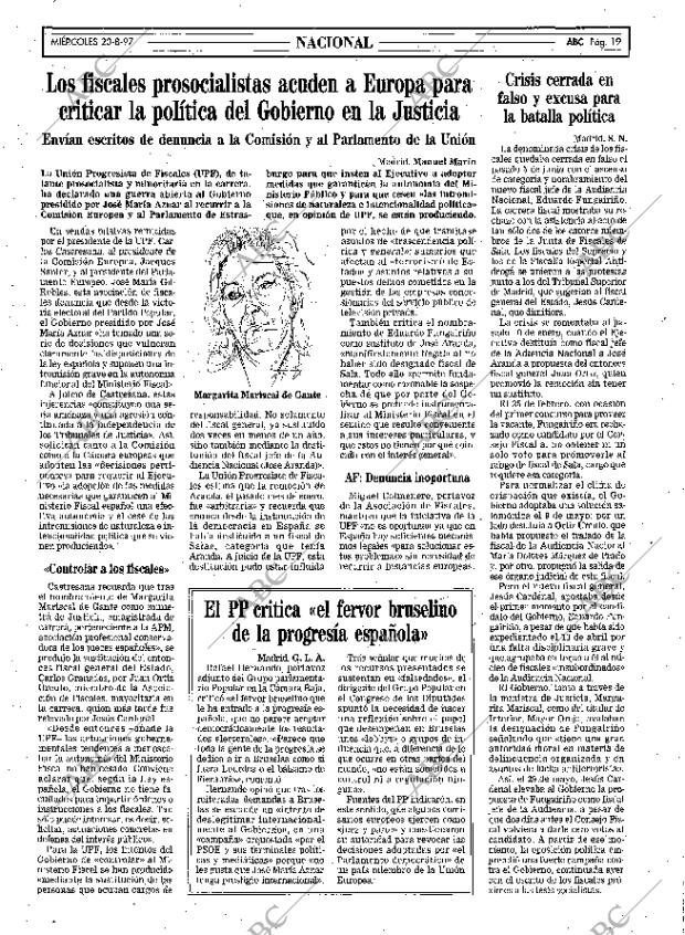 ABC MADRID 20-08-1997 página 19