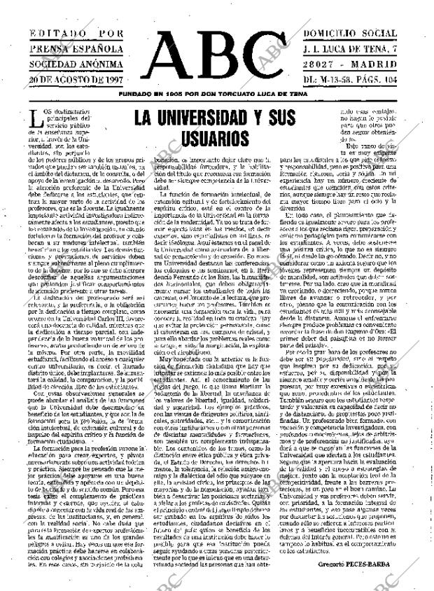ABC MADRID 20-08-1997 página 3