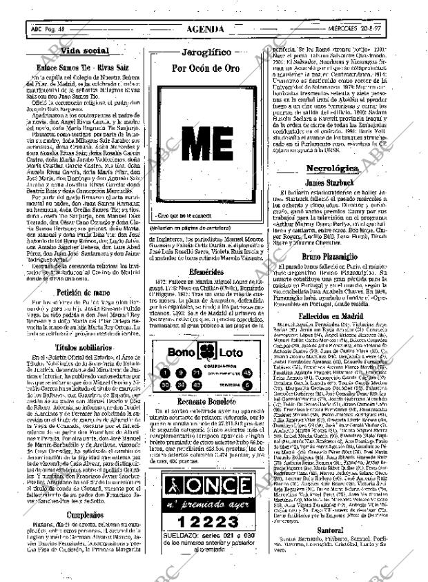 ABC MADRID 20-08-1997 página 48