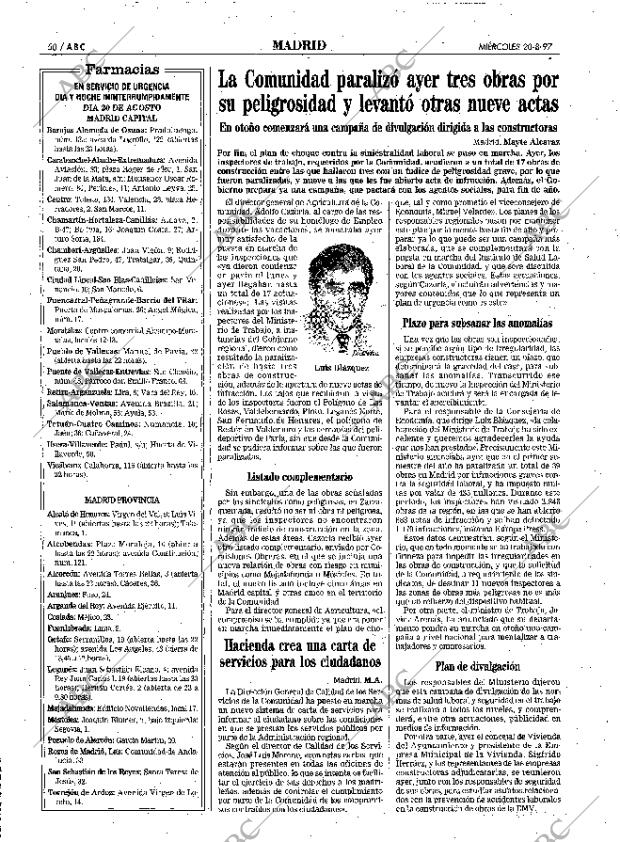 ABC MADRID 20-08-1997 página 50