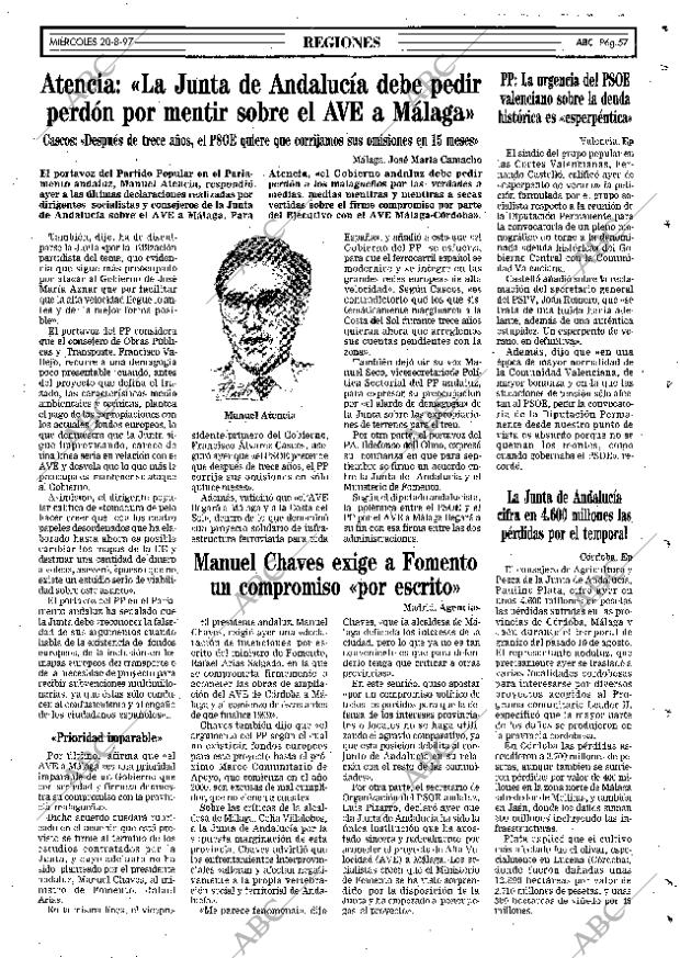 ABC MADRID 20-08-1997 página 57