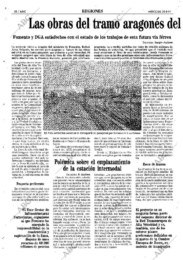 ABC MADRID 20-08-1997 página 58