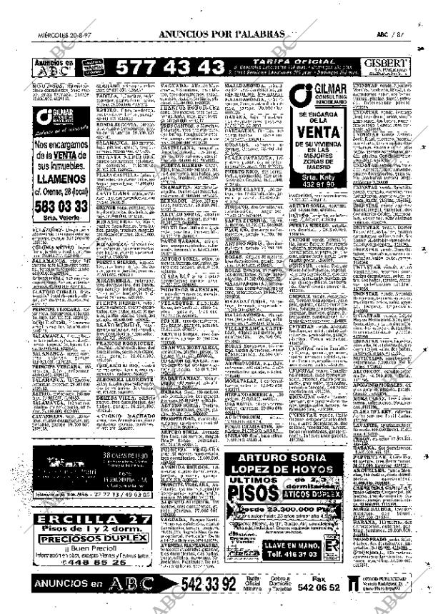 ABC MADRID 20-08-1997 página 87