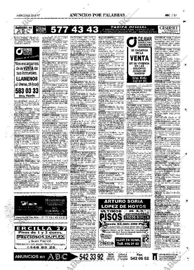 ABC MADRID 20-08-1997 página 87