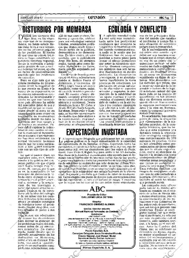 ABC SEVILLA 20-08-1997 página 15