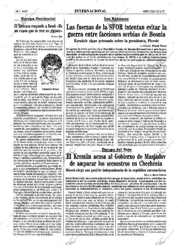 ABC SEVILLA 20-08-1997 página 26