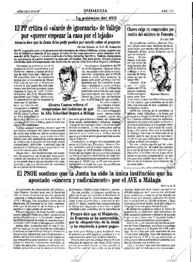 ABC SEVILLA 20-08-1997 página 31