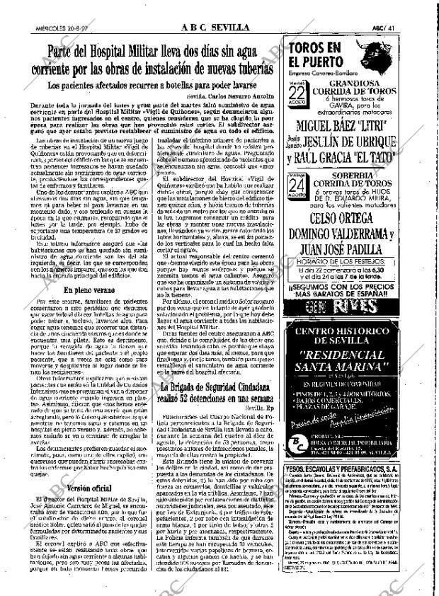 ABC SEVILLA 20-08-1997 página 41