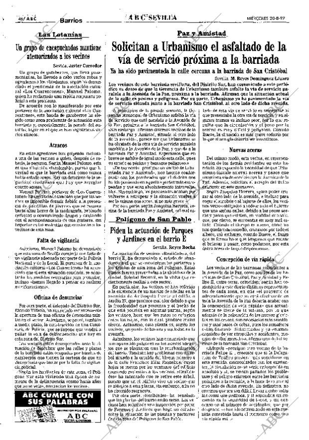ABC SEVILLA 20-08-1997 página 46