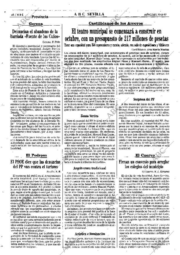 ABC SEVILLA 20-08-1997 página 48