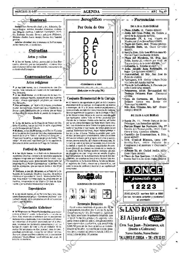 ABC SEVILLA 20-08-1997 página 49