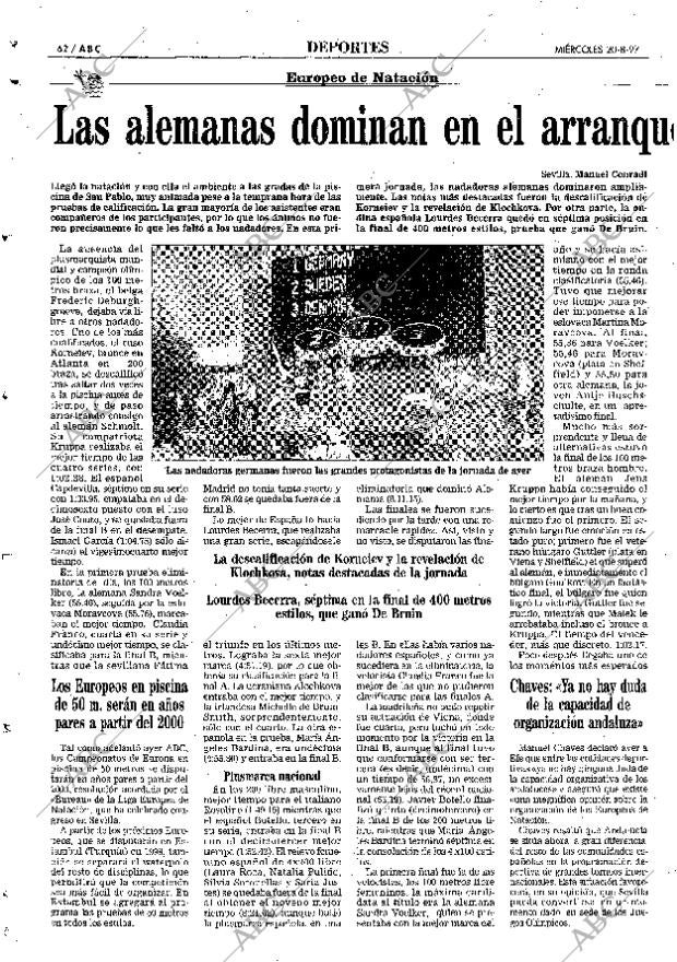 ABC SEVILLA 20-08-1997 página 62