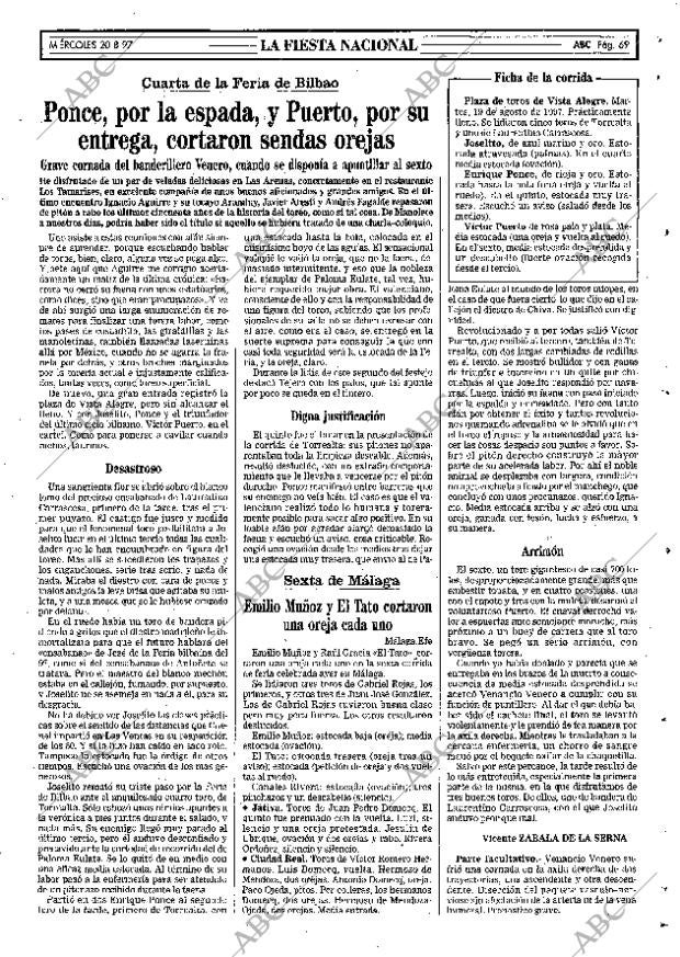 ABC SEVILLA 20-08-1997 página 69