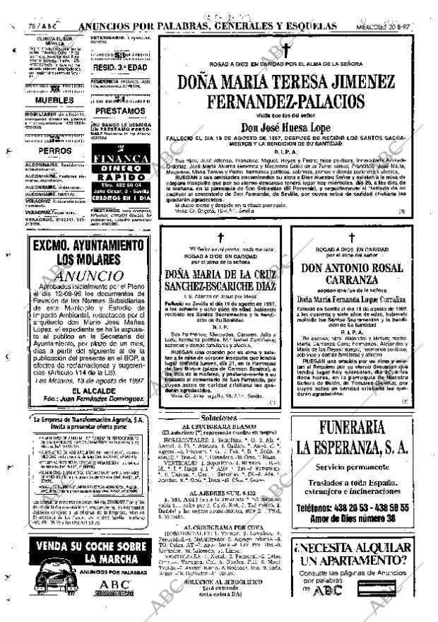 ABC SEVILLA 20-08-1997 página 78