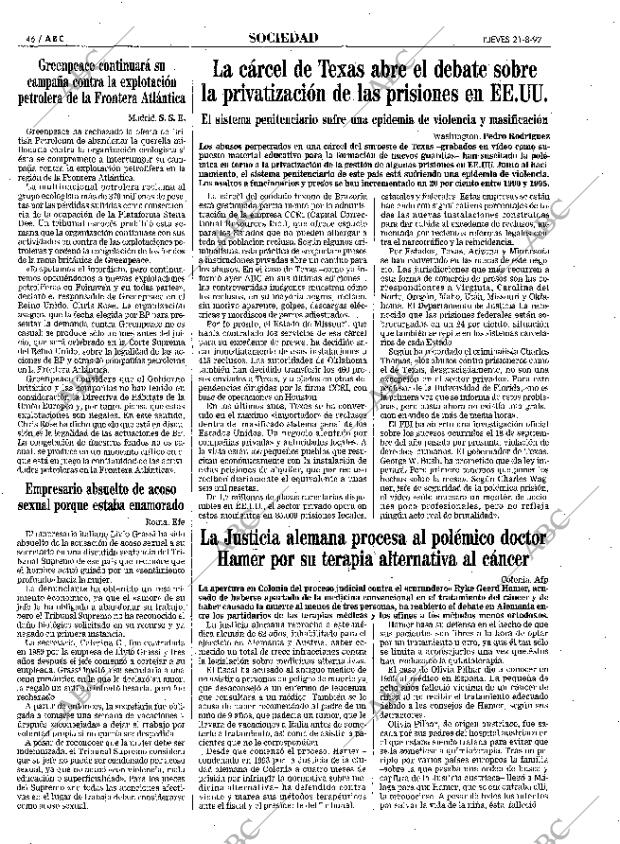 ABC MADRID 21-08-1997 página 46