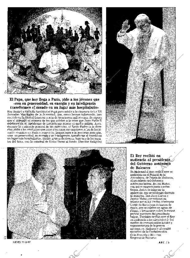 ABC MADRID 21-08-1997 página 5