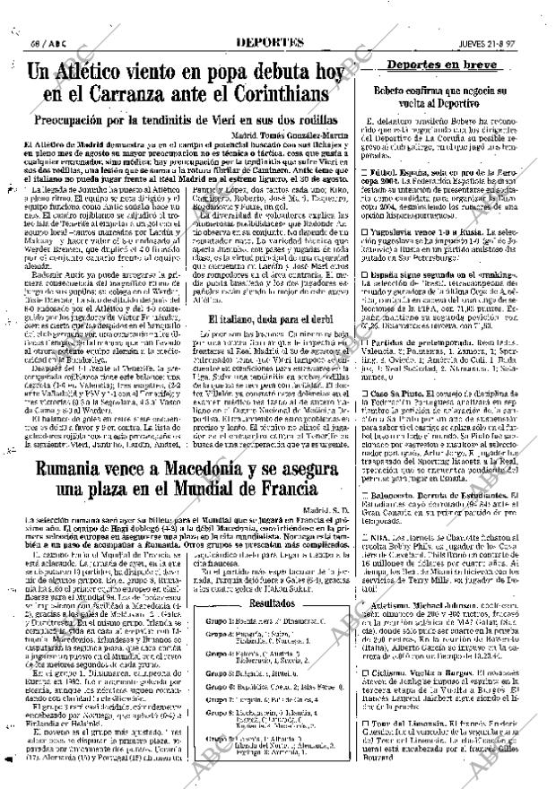 ABC MADRID 21-08-1997 página 68