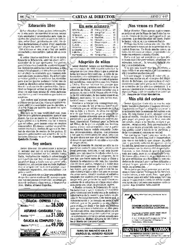 ABC SEVILLA 21-08-1997 página 14
