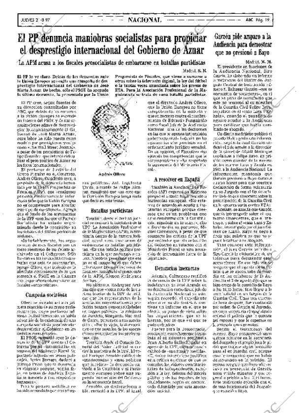 ABC SEVILLA 21-08-1997 página 19