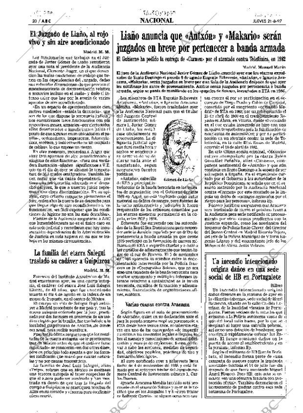 ABC SEVILLA 21-08-1997 página 20