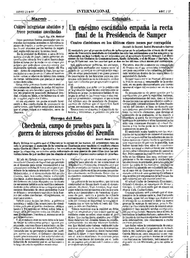 ABC SEVILLA 21-08-1997 página 27