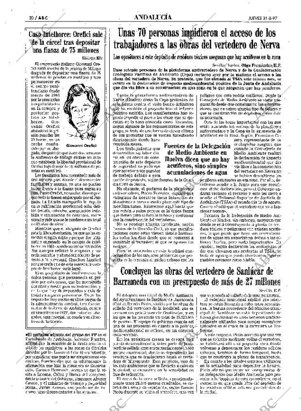 ABC SEVILLA 21-08-1997 página 30