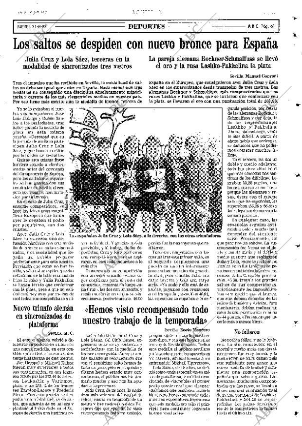 ABC SEVILLA 21-08-1997 página 61