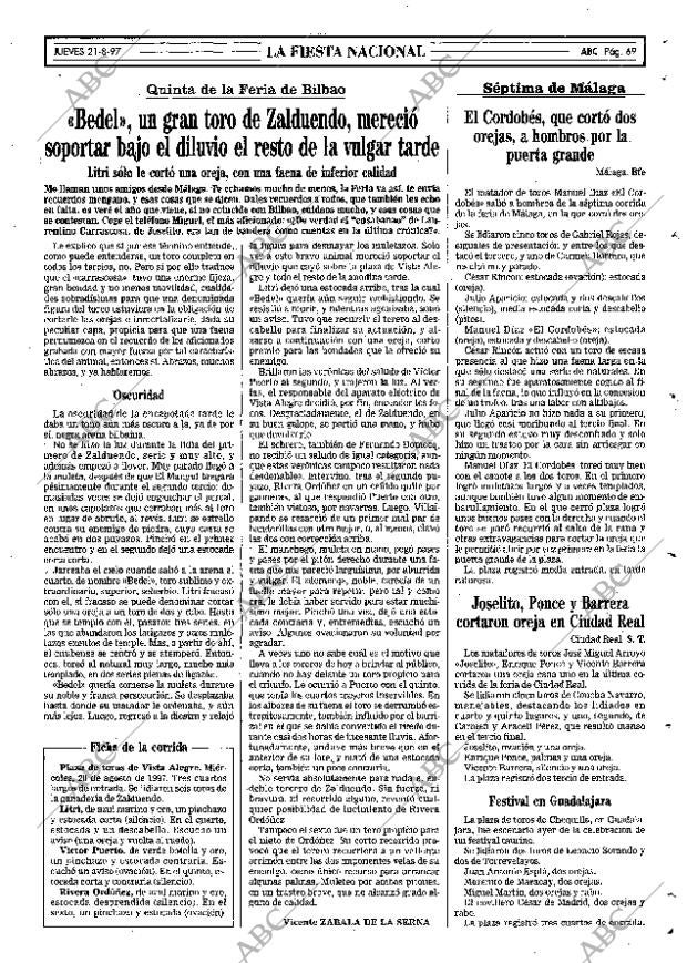 ABC SEVILLA 21-08-1997 página 69